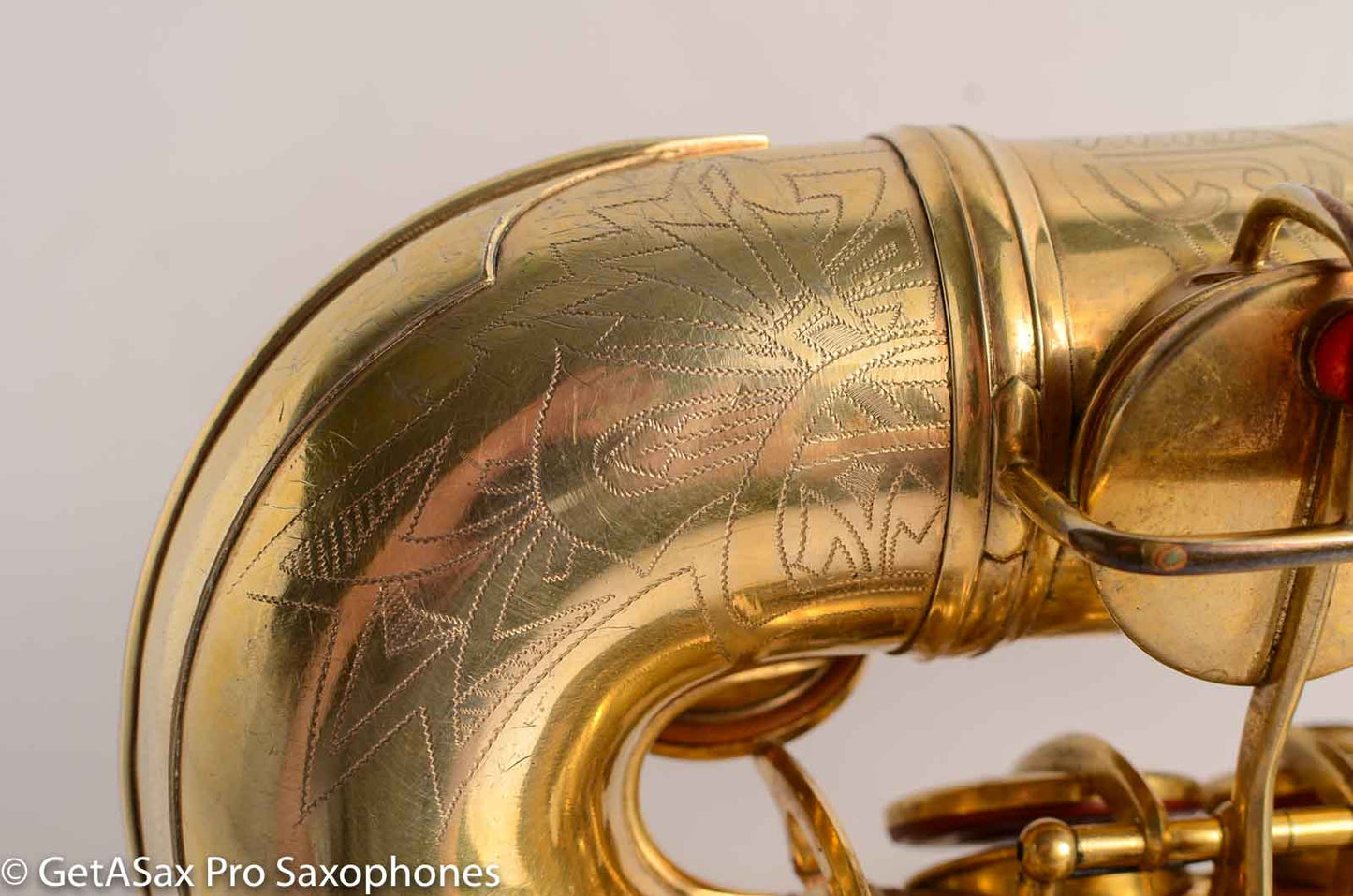 Conn 6M Transitional Art Deco Burnished Gold Plate Alto Saxophone The Best!
