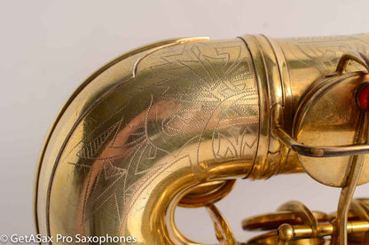 Conn 6M Transitional Art Deco Burnished Gold Plate Alto Saxophone The Best!