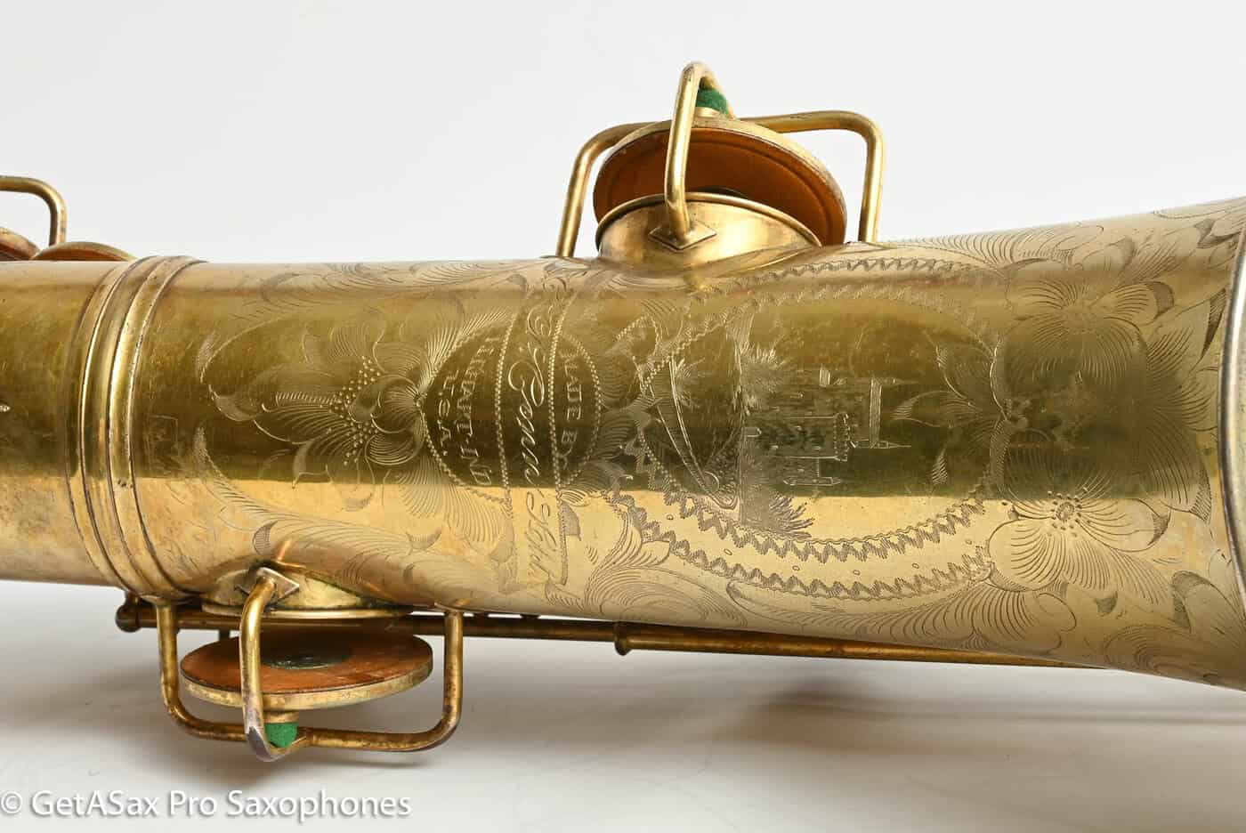 Conn Burnished Gold Portrait New Wonder II Tenor Castle Engraving Gorgeous! 229110