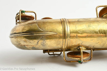 Conn Burnished Gold Portrait New Wonder II Tenor Castle Engraving Gorgeous! 229110