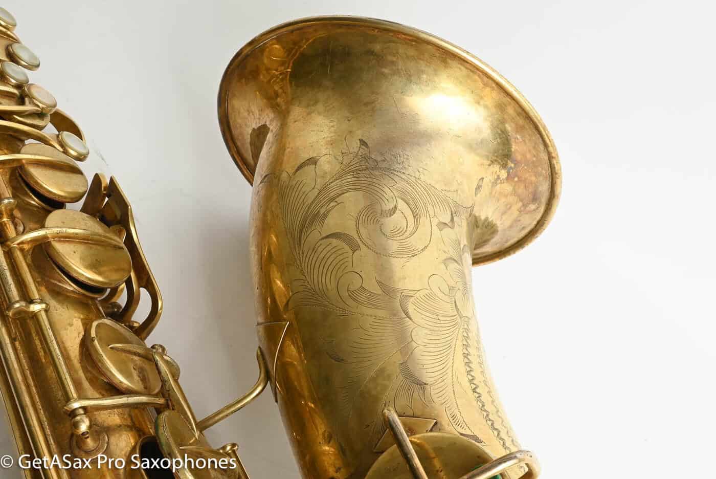 Conn Burnished Gold Portrait New Wonder II Tenor Castle Engraving Gorgeous! 229110