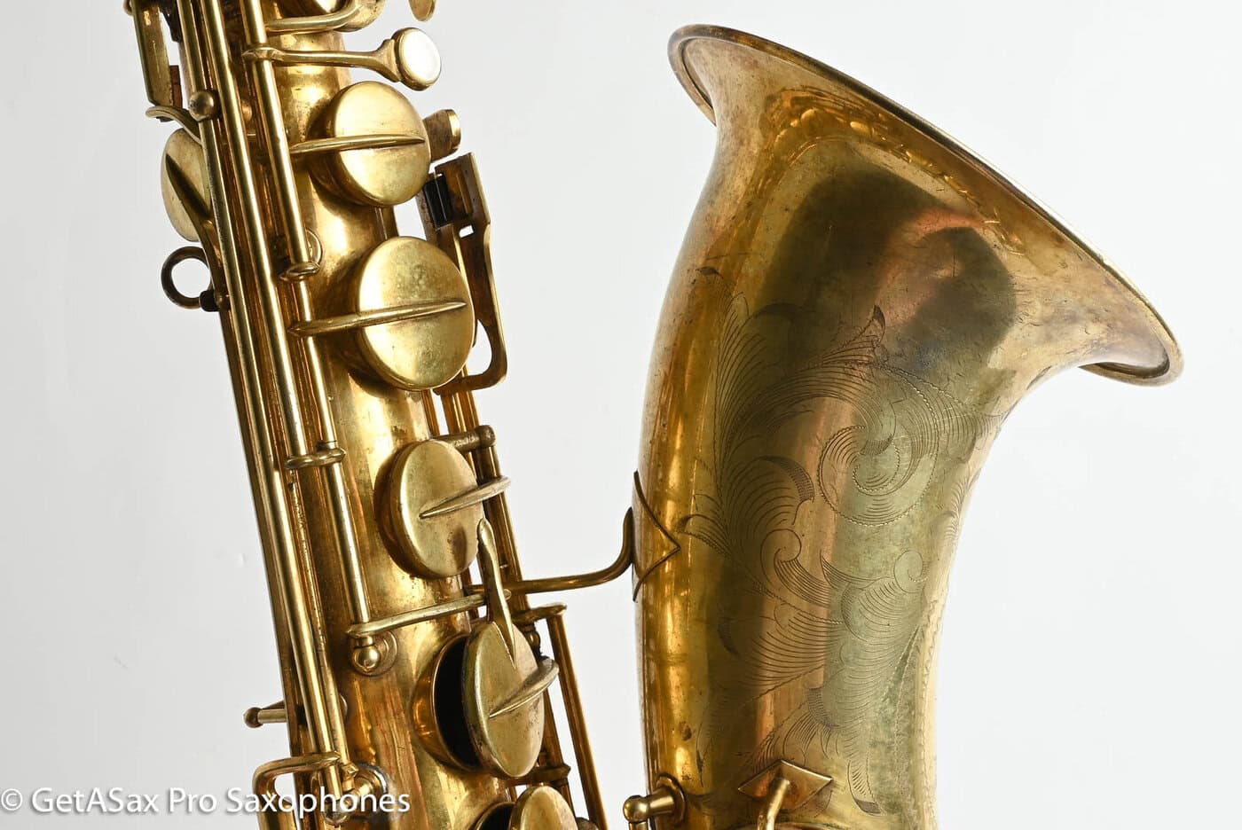 Conn Burnished Gold Portrait New Wonder II Tenor Castle Engraving Gorgeous! 229110