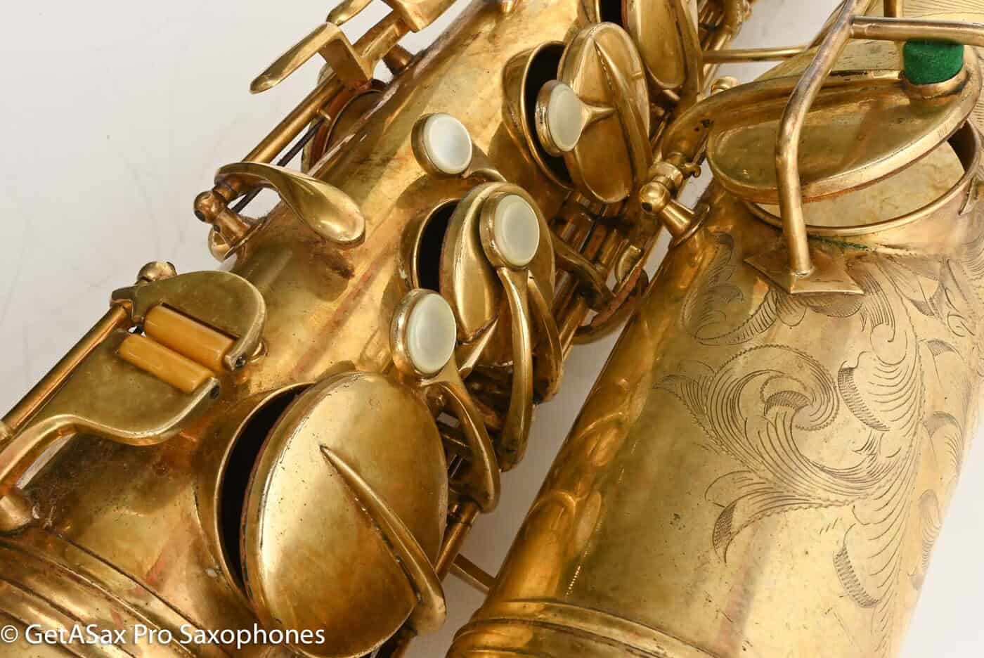 Conn Burnished Gold Portrait New Wonder II Tenor Castle Engraving Gorgeous! 229110