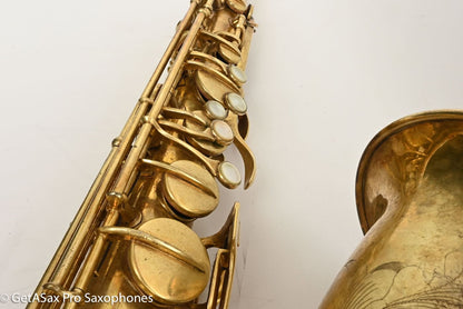 Conn Burnished Gold Portrait New Wonder II Tenor Castle Engraving Gorgeous! 229110