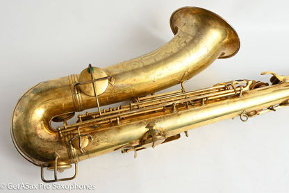 Conn Burnished Gold Portrait New Wonder II Tenor Castle Engraving Gorgeous! 229110