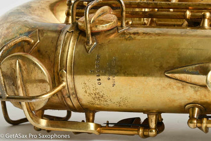 Conn Burnished Gold Portrait New Wonder II Tenor Castle Engraving Gorgeous! 229110