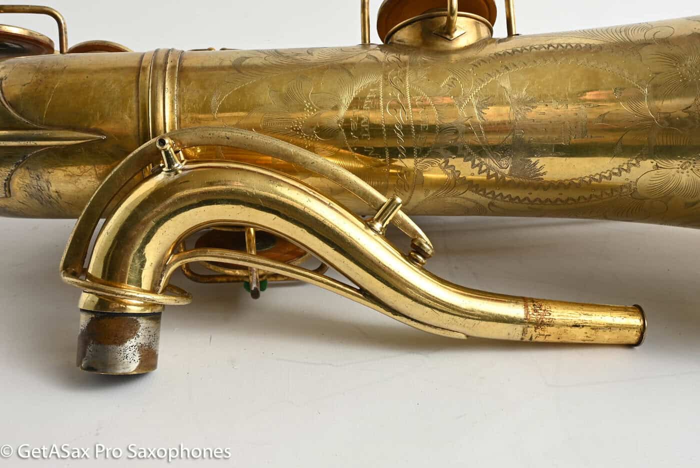 Conn Burnished Gold Portrait New Wonder II Tenor Castle Engraving Gorgeous! 229110