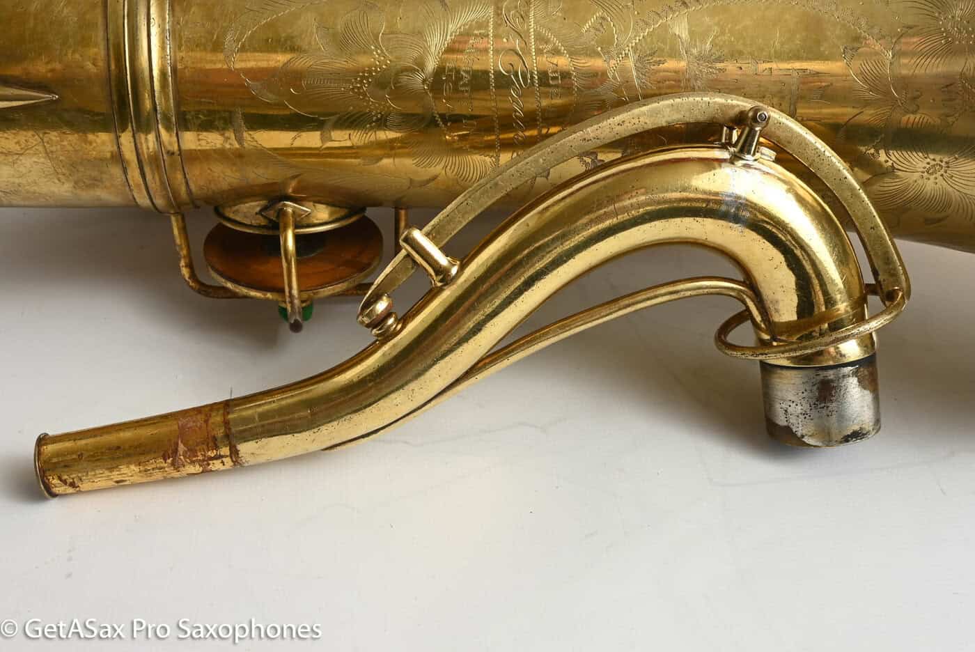 Conn Burnished Gold Portrait New Wonder II Tenor Castle Engraving Gorgeous! 229110