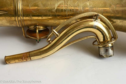 Conn Burnished Gold Portrait New Wonder II Tenor Castle Engraving Gorgeous! 229110