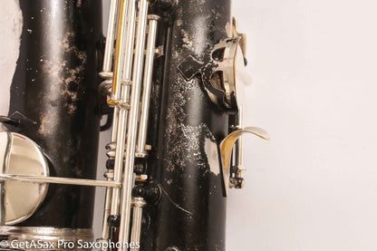 Conn New Wonder II C Melody 202628 Recent Overhaul Black over original Silver finish