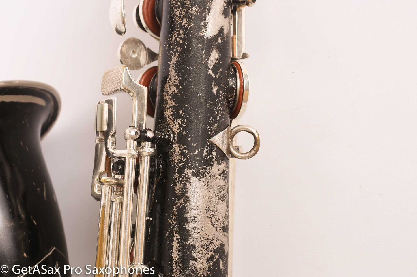 Conn New Wonder II C Melody 202628 Recent Overhaul Black over original Silver finish