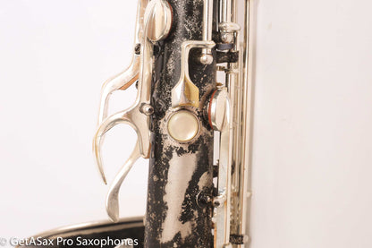 Conn New Wonder II C Melody 202628 Recent Overhaul Black over original Silver finish