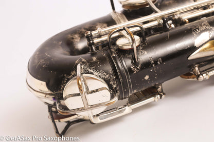 Conn New Wonder II C Melody 202628 Recent Overhaul Black over original Silver finish
