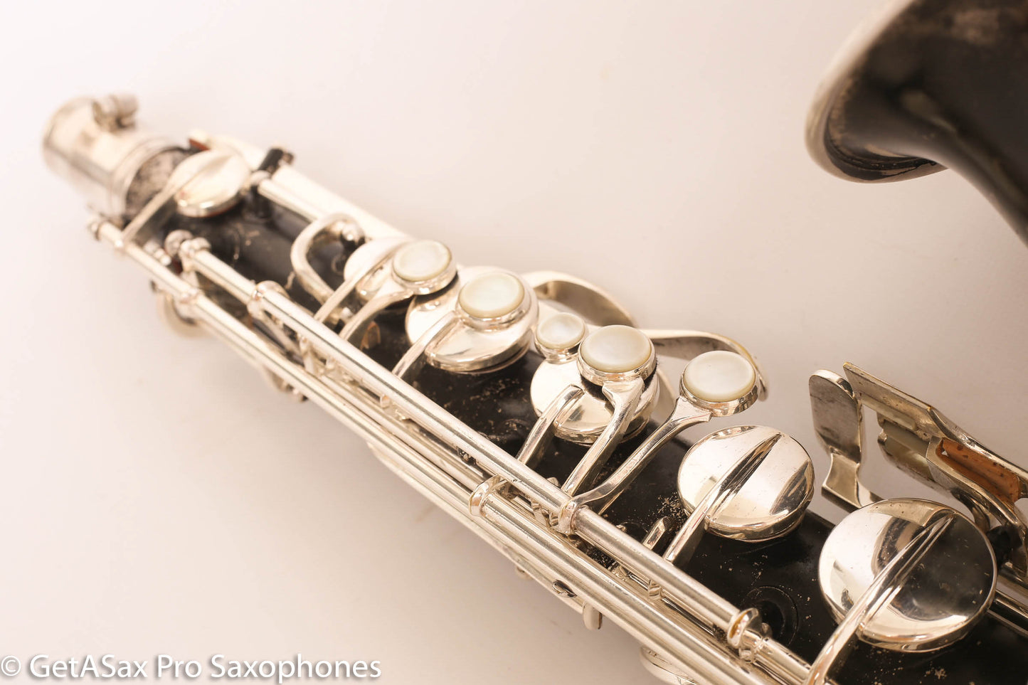 Conn New Wonder II C Melody 202628 Recent Overhaul Black over original Silver finish