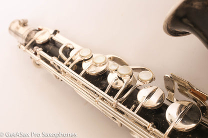 Conn New Wonder II C Melody 202628 Recent Overhaul Black over original Silver finish