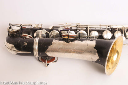 Conn New Wonder II C Melody 202628 Recent Overhaul Black over original Silver finish