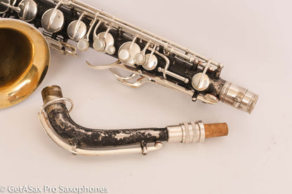 Conn New Wonder II C Melody 202628 Recent Overhaul Black over original Silver finish