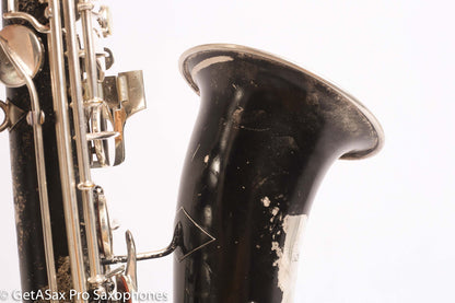 Conn New Wonder II C Melody 202628 Recent Overhaul Black over original Silver finish