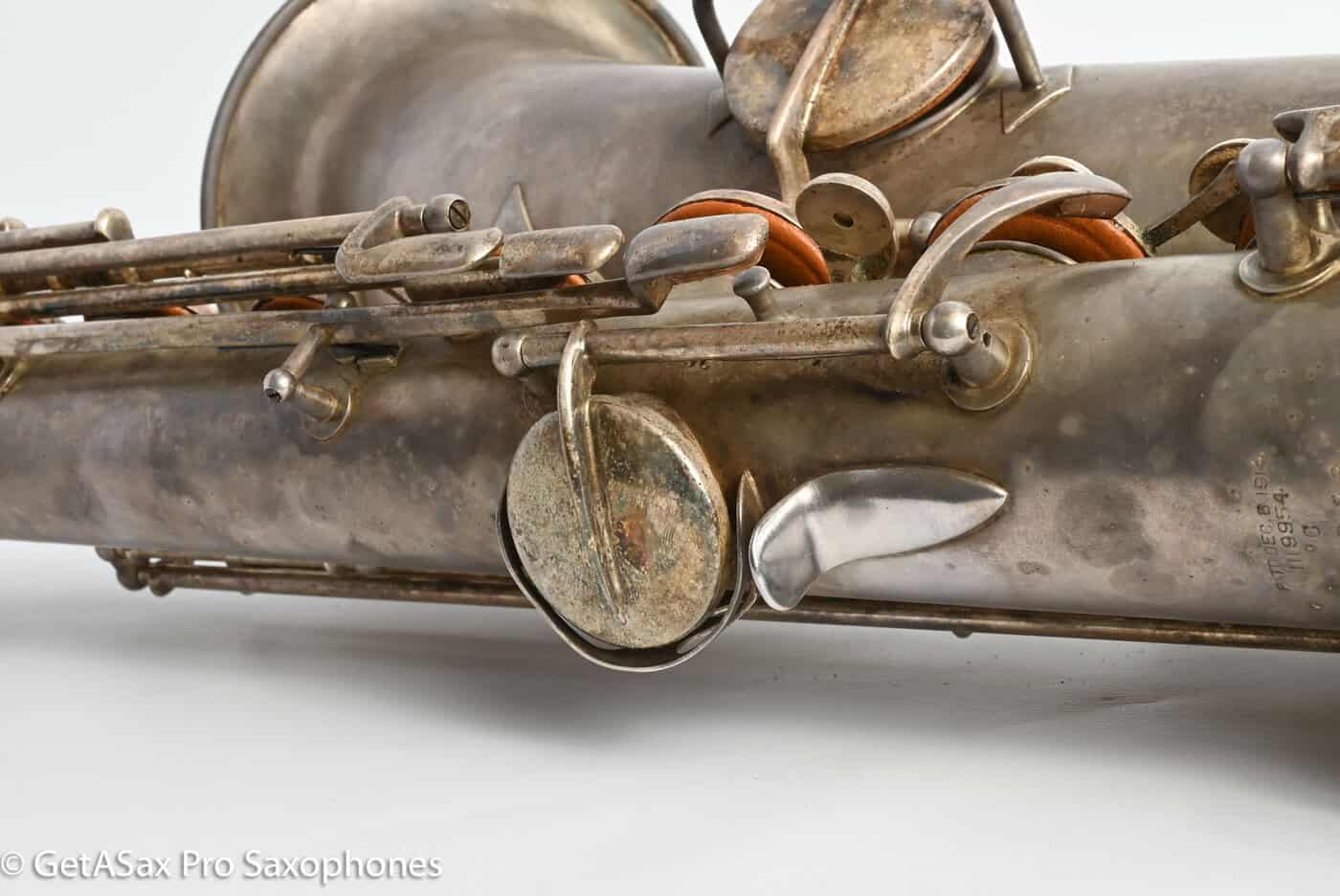 Conn New Wonder 1 C Melody Original Silver Plate Needs Overhaul 81273