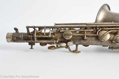 Conn New Wonder 1 C Melody Original Silver Plate Needs Overhaul 81273