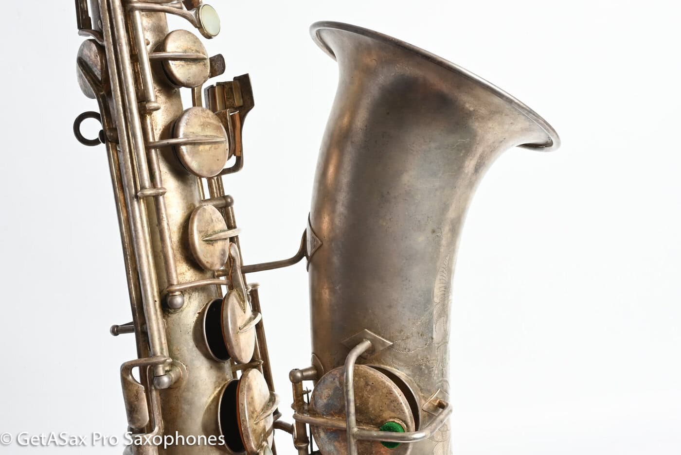 Conn New Wonder 1 C Melody Original Silver Plate Needs Overhaul 81273