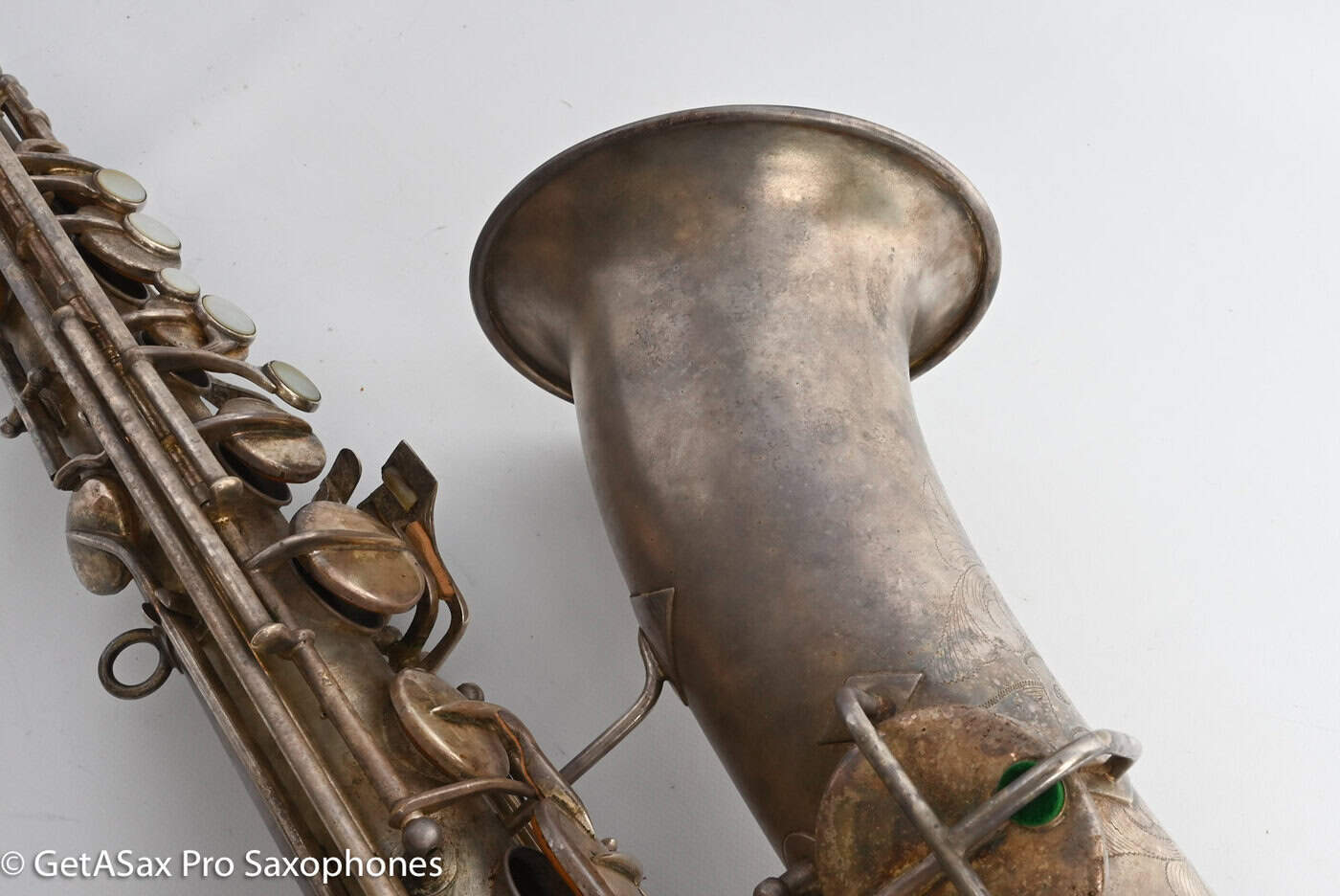 Conn New Wonder 1 C Melody Original Silver Plate Needs Overhaul 81273