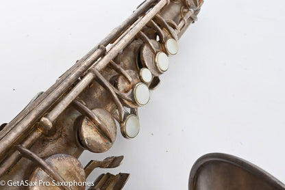 Conn New Wonder 1 C Melody Original Silver Plate Needs Overhaul 81273