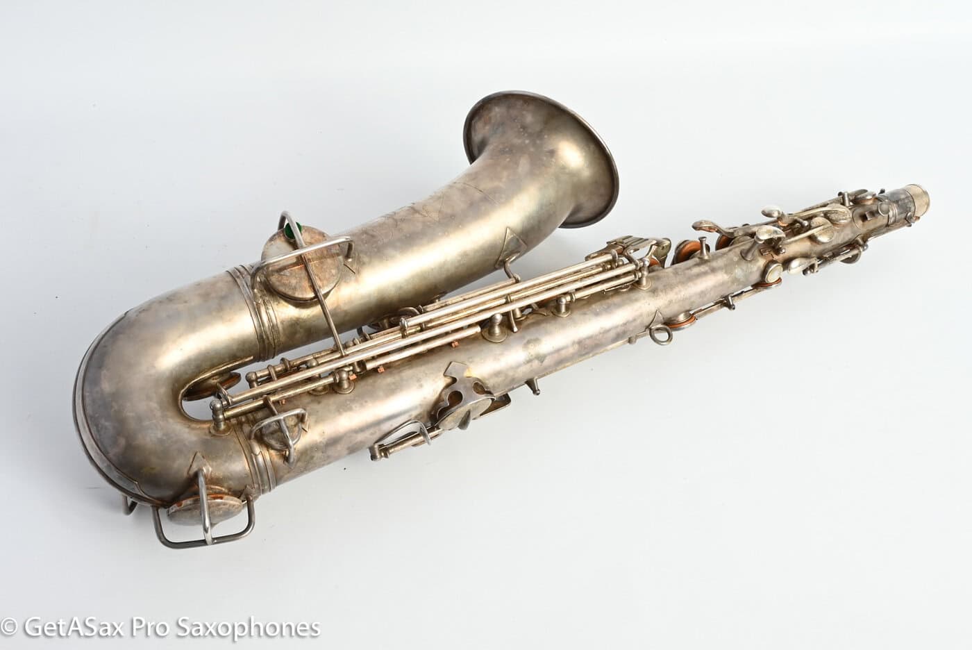 Conn New Wonder 1 C Melody Original Silver Plate Needs Overhaul 81273