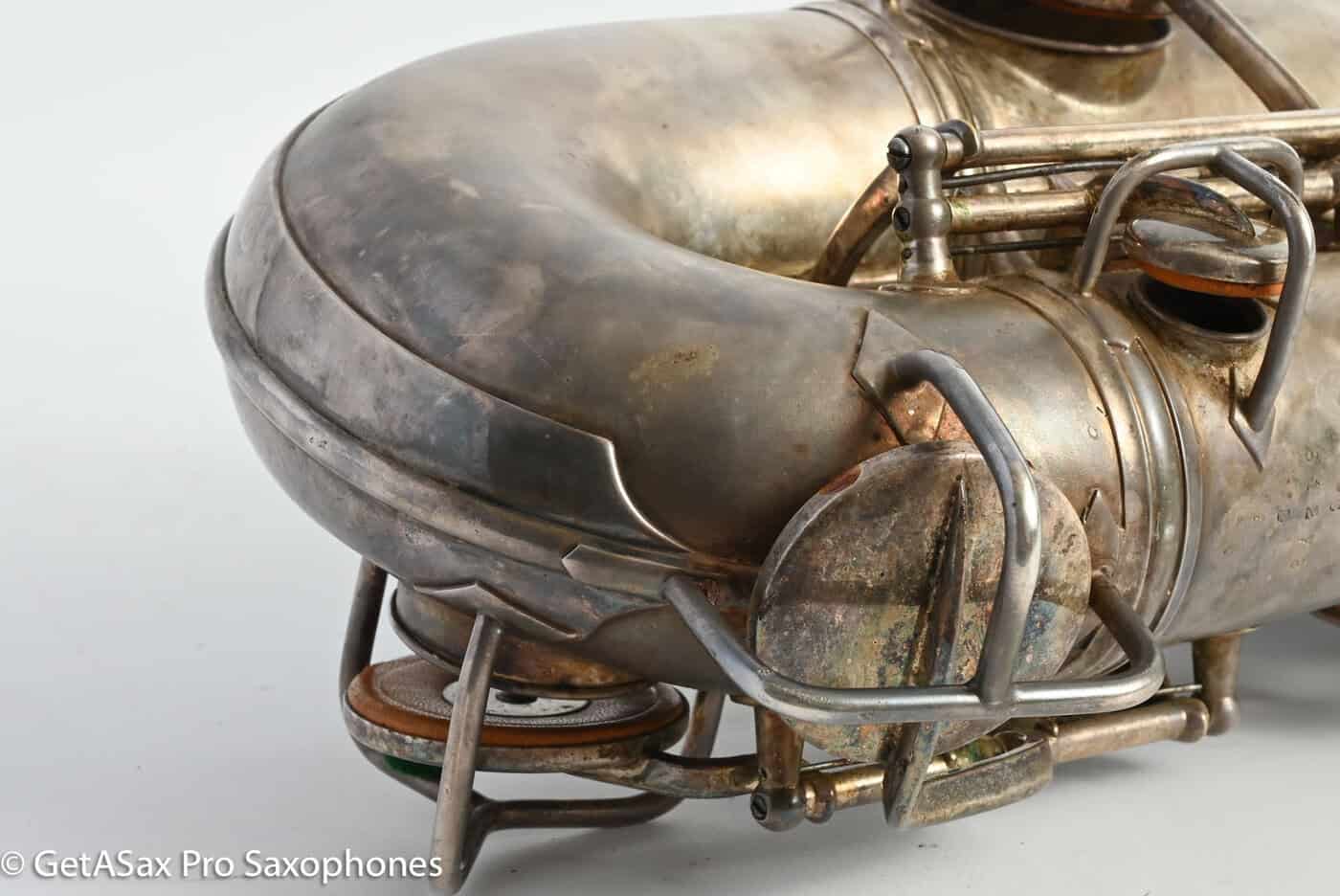 Conn New Wonder 1 C Melody Original Silver Plate Needs Overhaul 81273