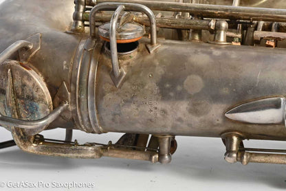 Conn New Wonder 1 C Melody Original Silver Plate Needs Overhaul 81273