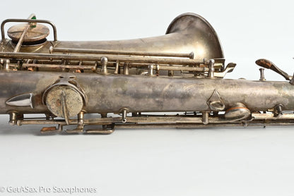 Conn New Wonder 1 C Melody Original Silver Plate Needs Overhaul 81273