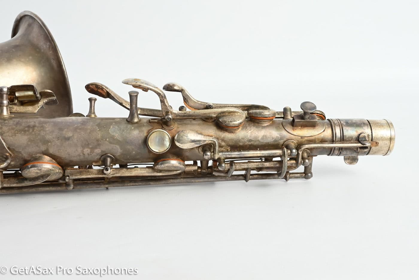 Conn New Wonder 1 C Melody Original Silver Plate Needs Overhaul 81273