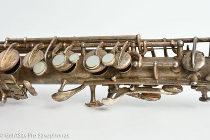 Conn New Wonder 1 C Melody Original Silver Plate Needs Overhaul 81273