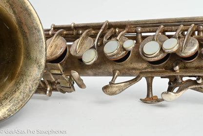 Conn New Wonder 1 C Melody Original Silver Plate Needs Overhaul 81273