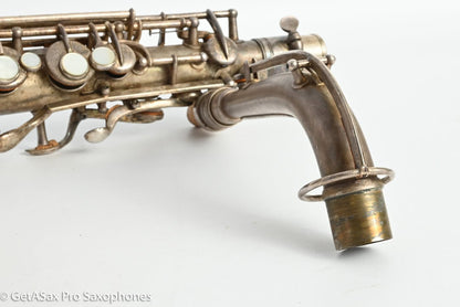 Conn New Wonder 1 C Melody Original Silver Plate Needs Overhaul 81273