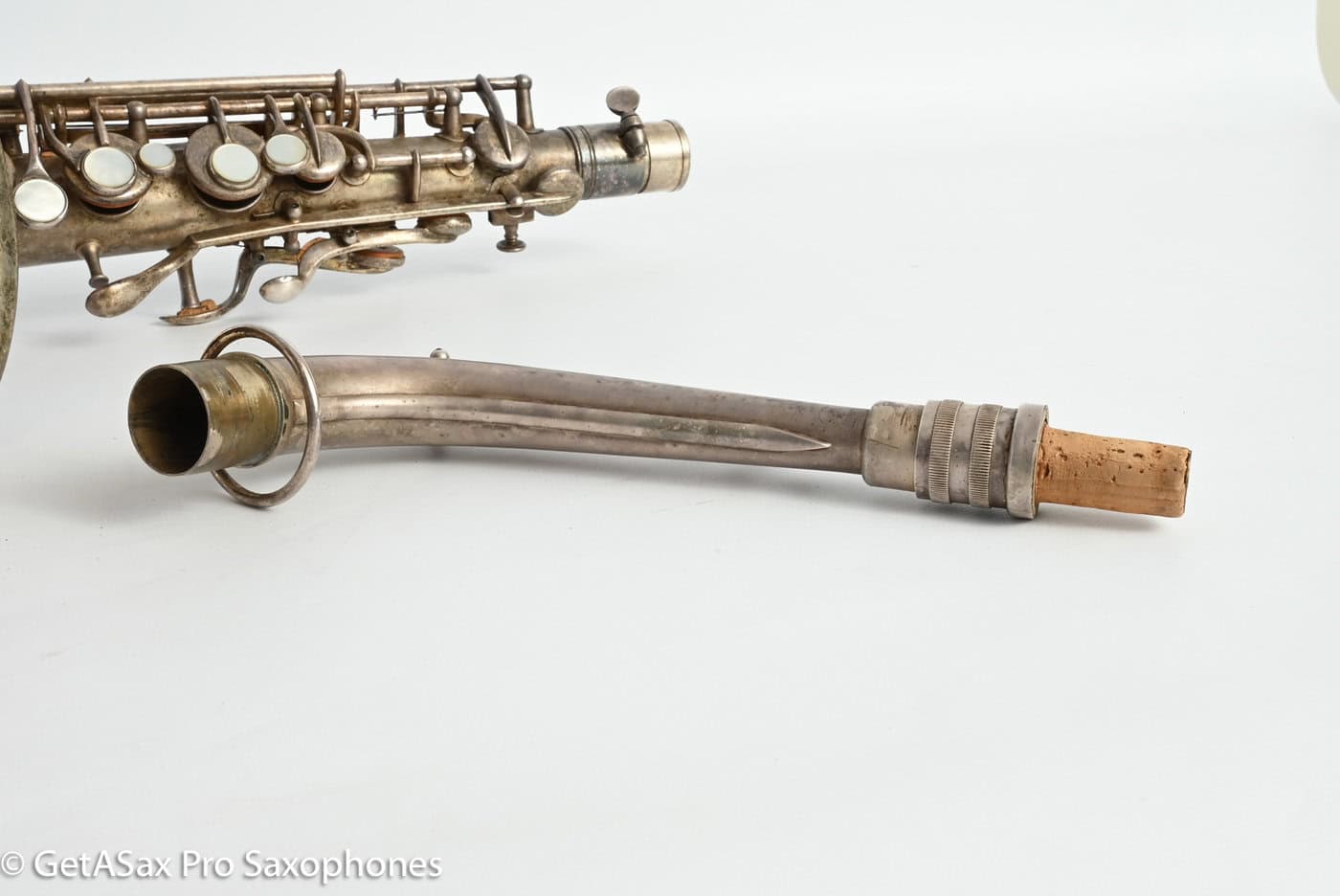 Conn New Wonder 1 C Melody Original Silver Plate Needs Overhaul 81273