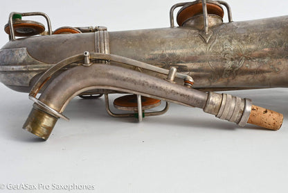 Conn New Wonder 1 C Melody Original Silver Plate Needs Overhaul 81273