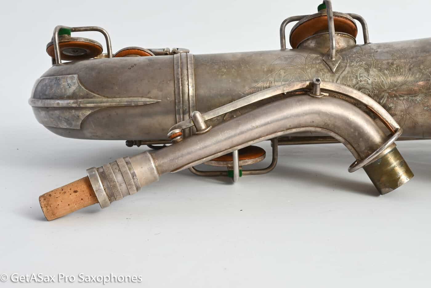 Conn New Wonder 1 C Melody Original Silver Plate Needs Overhaul 81273