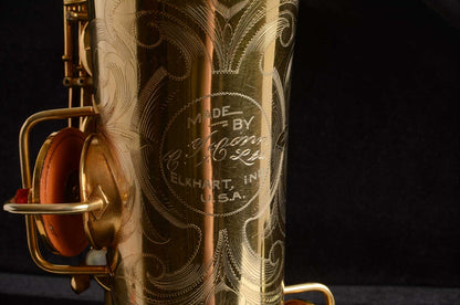 Conn New Wonder II Tenor Original Gold Plate Near Mint Fresh Overhaul Excellent Player 198048