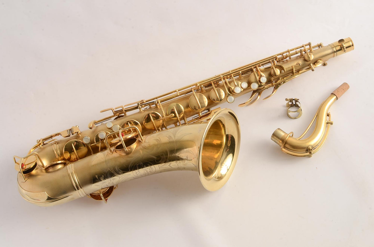 Conn New Wonder II Tenor Original Gold Plate Near Mint Fresh Overhaul Excellent Player 198048