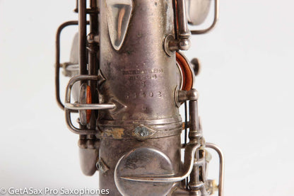 Conn Curved Soprano 64xxx to high F Rolled Tone Holes Heavily Played