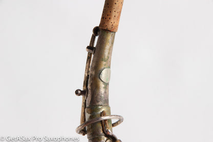 Conn Curved Soprano 64xxx to high F Rolled Tone Holes Heavily Played