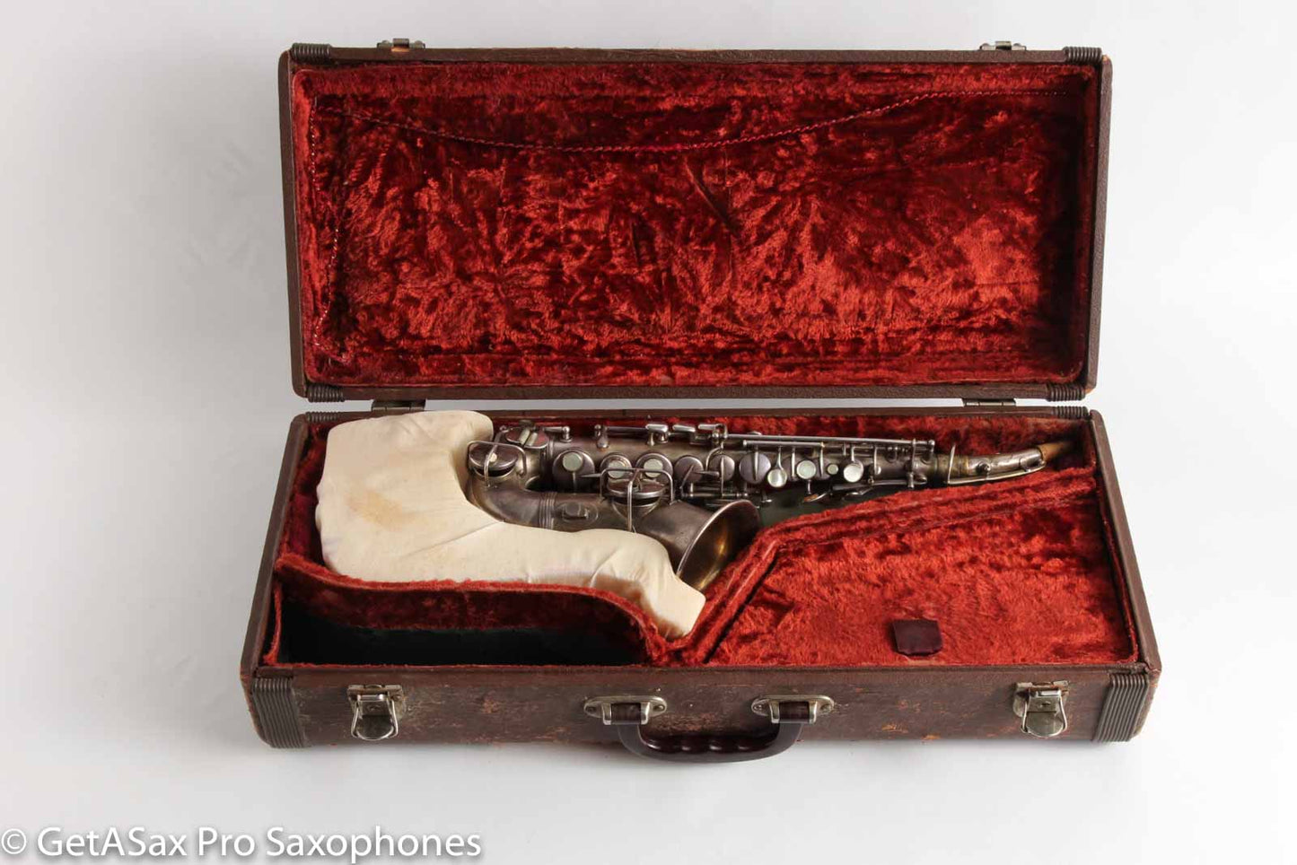 Conn Curved Soprano 64xxx to high F Rolled Tone Holes Heavily Played