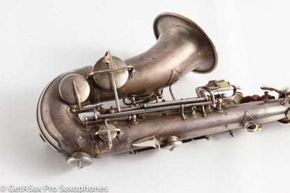 Conn Curved Soprano 64xxx to high F Rolled Tone Holes Heavily Played