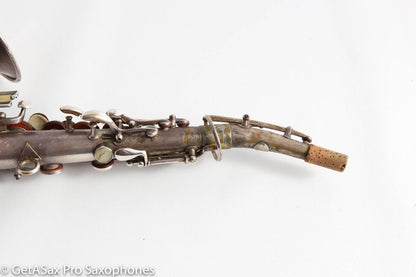 Conn Curved Soprano 64xxx to high F Rolled Tone Holes Heavily Played