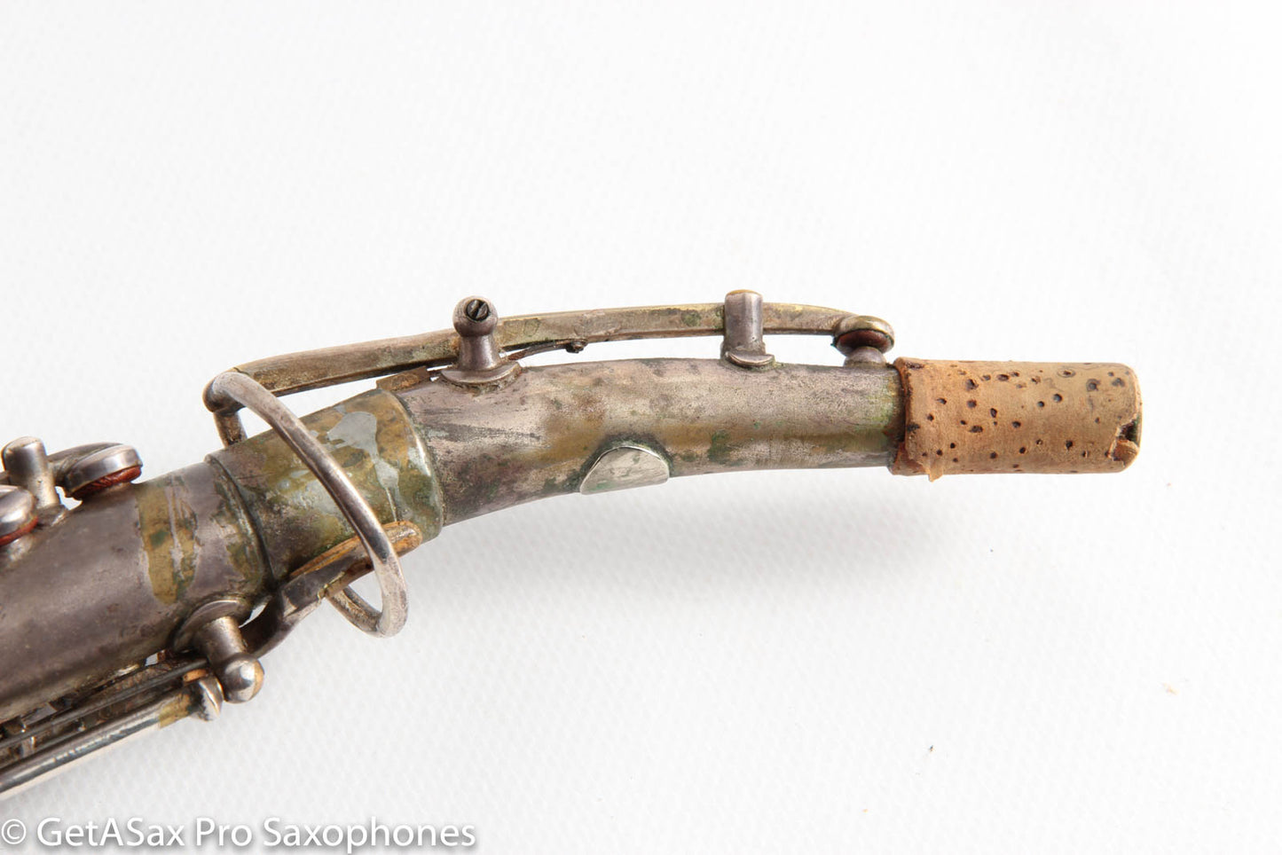 Conn Curved Soprano 64xxx to high F Rolled Tone Holes Heavily Played