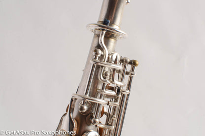 Conn New Wonder II Curved Soprano 220xxx Late Example! Original Silver High F Fresh Overhaul!