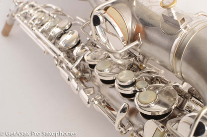 Conn New Wonder II Curved Soprano 220xxx Late Example! Original Silver High F Fresh Overhaul!