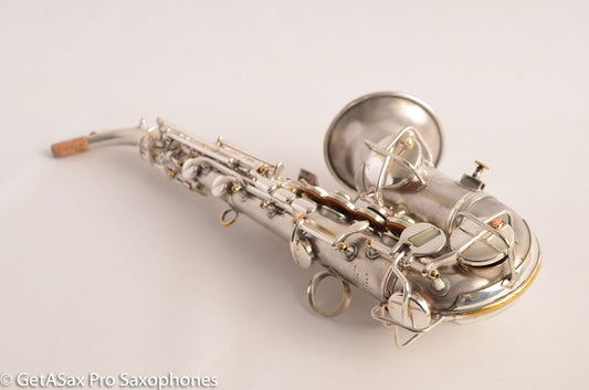 Conn Curved Soprano New Wonder II Excellent Original Silver and Overhauled SALE!