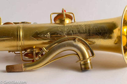 Conn Art Deco Transitional Tenor Original Gold Plate 238xxx Overhauled!